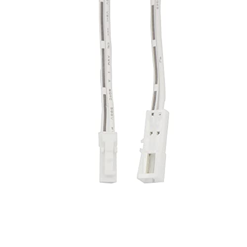 VST 6.56ft Flexible Extendable Cables with 12V JST Connector Male and Female 12V Puck Lights, Led Strip Light, 12V Driver (Pack of 4) - color: White, size: 12V (Pack of 4)