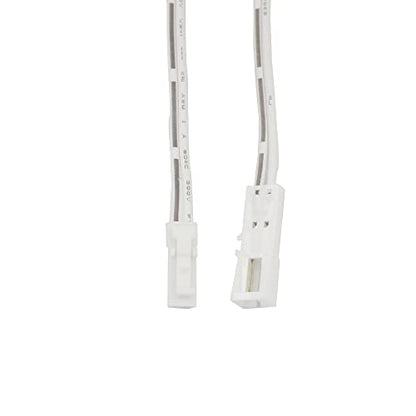VST 6.56ft Flexible Extendable Cables with 12V JST Connector Male and Female 12V Puck Lights, Led Strip Light, 12V Driver (Pack of 4) - color: White, size: 12V (Pack of 4)
