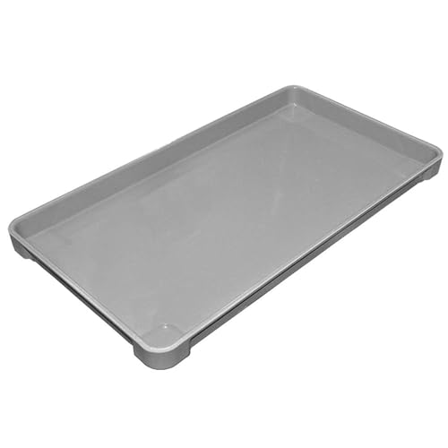 Stack Container, 22X12X1-1/4, Gray