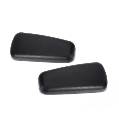 2 PCS Car Elbow Pad Arm Rest, 6.89" x 2.95" Polyurethane Soft Car Knee Cushion, Multi-functional Ergonomic Door Armrest Pad, Universal for Most Vehicles (Black)