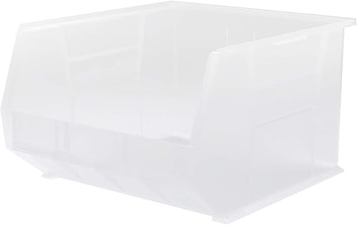 Akro-Mils 30270 AkroBins Plastic Storage Bins, 18"x16"x11", Clear, 3-Pack - color: Clear
