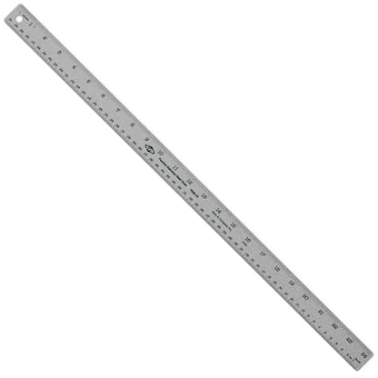 ALVIN Stainless Steel Ruler 24 Inches Model R590-24 Drawing and Design Tool for Students and Professionals, Great for Drafting, Architecture, Engineering, and Art - Stainless Steel Ruler -24 Inches - style: 24"