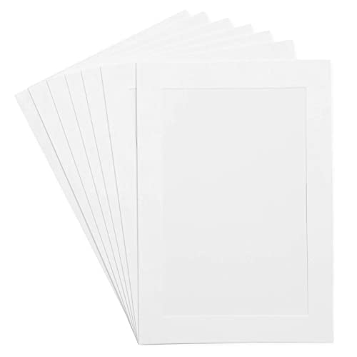 Best Paper Greetings 48 Pack Photo Frame Cards 4 x 6 inch with Matching Envelopes, Blank Paper Picture Holder Cards for DIY Birthday & Anniversary Photo Greetings