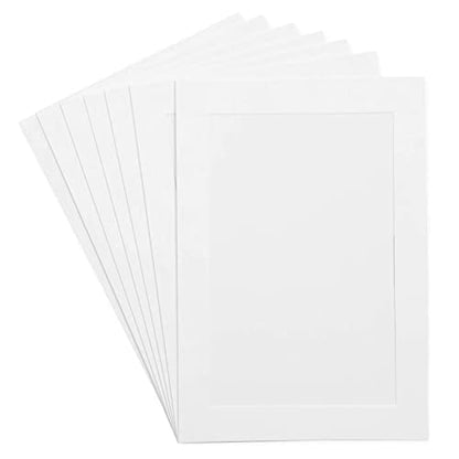 Best Paper Greetings 48 Pack Photo Frame Cards 4 x 6 inch with Matching Envelopes, Blank Paper Picture Holder Cards for DIY Birthday & Anniversary Photo Greetings