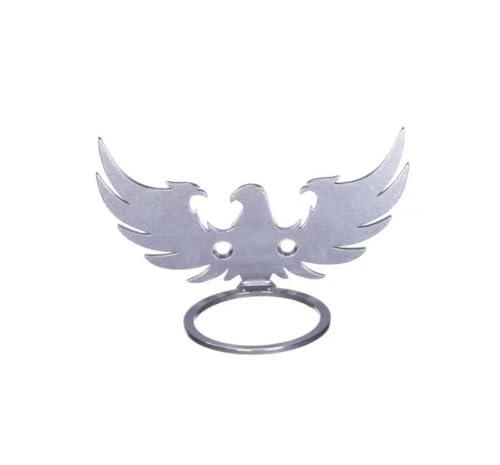 7" Rain Gauge Outdoor, Upgraded Accurate Plastic Tube Best Rated with Eagle Shape Rack, Decorative Eagle Rain Measure Tool for Garden, Lawn, Patio (Style B) - style: Style B