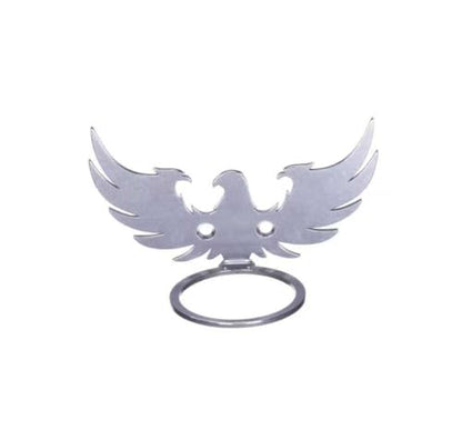 7" Rain Gauge Outdoor, Accurate Glass Tube Best Rated with Eagle Shape Rack, Decorative Eagle Rain Measure Tool for Garden, Lawn, Patio (Style A) - style: Style A