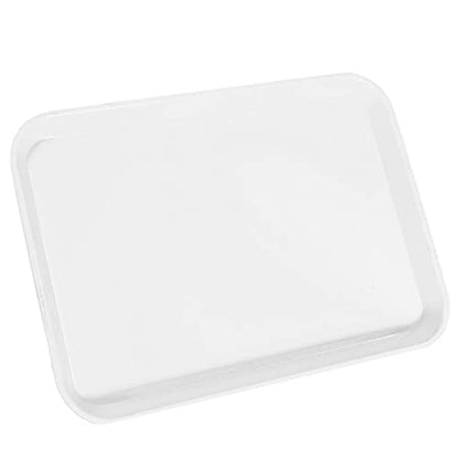 LA MIERE 1Pcs Autoclavable Dental Procedure Tray Lockable Set up Flat Trays Size B (Ritter),Plastic Instrument B-Lok Flat Trays, 13.25 x 9.75X 0.875 Inches (1, Pure White) - color: Pure White, size: 1
