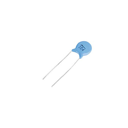 Ceramic Capacitor Set, 0.1uF 100nF 1000V High Voltage Disc Chip, 50 Pieces, Blue