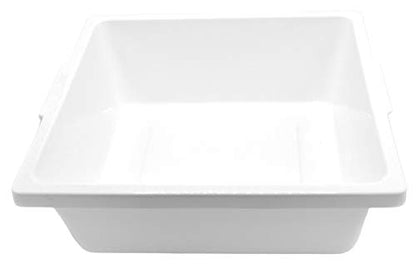Eisco - Utility Tray Polypropylene Plastic 14.5 x 13.5 x 5 Inches for Laboratory and General Use