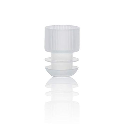 ULAB Scientific White Tube Rack and Plastic Test Tubes Set, Include 1pc of White Tube Rack, 60pcs of Plastic Macaroon Party Tubes Shot Glasses, Nature Color, UTR1015 - style: Rack & 60pcs Nature Color Tubes