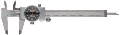 Fowler 52-008-707-0, Premium Dial Caliper with 0-6" Measuring Range (Black) - color: Black, size: 6"