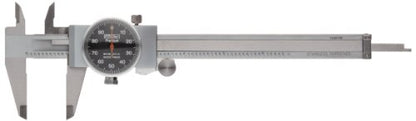 Fowler 52-008-707-0, Premium Dial Caliper with 0-6" Measuring Range (Black) - color: Black, size: 6"