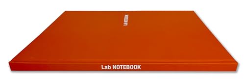 BookFactory Lab Notebook, Orange, Laminate Hardbound, 100 Pages - color: Orange