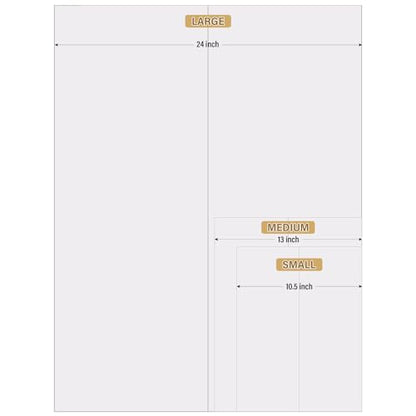 8 Pcs Trifold Poster Board, 26x17 inches White Poster Board Comes With Sticky Accessories, Corrugated Presentation Boards, Display Board for School Projects, Business Presentations, 8 Count - size: 26x17 in, style: 8 count