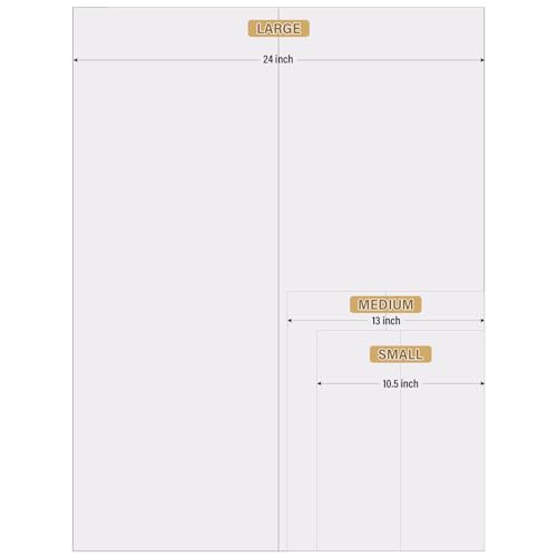 8 Pcs Trifold Poster Board, 26x17 inches White Poster Board Comes With Sticky Accessories, Corrugated Presentation Boards, Display Board for School Projects, Business Presentations, 8 Count - size: 26x17 in, style: 8 count