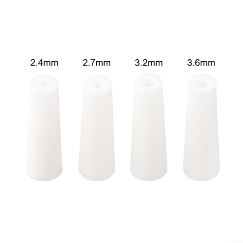 Sandblaster Nozzle Assembly Kit With Brass Ball Valve Connector 4 Alumina Ceramic Tips For Industrial Rust Paint Removal Surfaces Treatment Metal Cleaning Maintenance Equipment