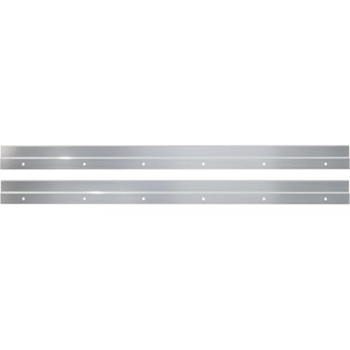 SteelTek French Cleat 17 1/2"W with 6 Screw Holes (Sold as 2-Piece Set), Aluminum - size: 17 1/2"W