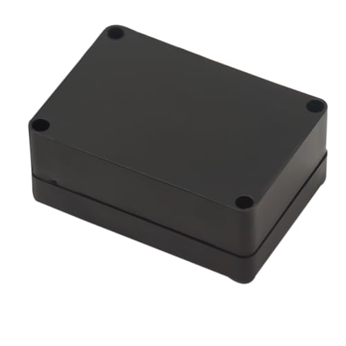 Junction Box, Zulkit Project Box IP65 Waterproof Outdoor Box ABS Plastic Electrical Boxes Electronic Enclosure Black 3.27 x 2.28 x 1.30(Pack of 4) - size: 3.27” x 2.28” x 1.30”(Pack of 4)