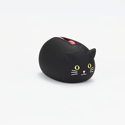 LIHIT LAB PuniLabo Mini Zipper Pouch, Horizontal, 2.2" x 2.7", Black Cat (A7780-3) - color: Black Cat, size: 2.2" × 2.7"