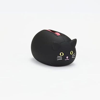 LIHIT LAB PuniLabo Mini Zipper Pouch, Horizontal, 2.2" x 2.7", Black Cat (A7780-3) - color: Black Cat, size: 2.2" × 2.7"