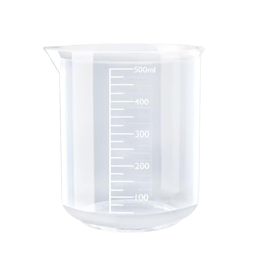 500ML Plastic Measuring Cup, Beaker Tip, Pour Measuring Containers - size: 500ml 1pcs