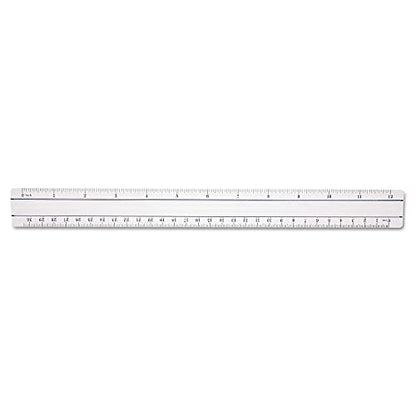 Westcott 15571 Clear Data Processing Magnifying Ruler, 12 Inch - size: 1 Count (Pack of 1)