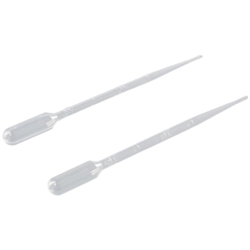 100Pcs Transfer Graduated Pipettes, Clear 2ml Liquid Dropper, Eye Dropper Set, Plastic Dropping Pipettes for Essential Oils, Science and Lab