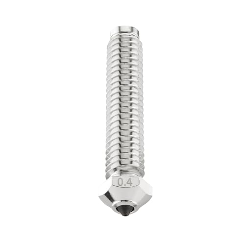 Diamond PCD Nozzle 0.4mm for Elegoo OrangeStorm Giga 3D Printer, Hardened High Precision for Precision Additive Manufacturing - size: Diamond PCD, style: 0.4mm