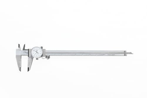 PEC Dial Caliper 0-12 Inch, Stainless Steel Precision Measuring Tool - size: 0-12“