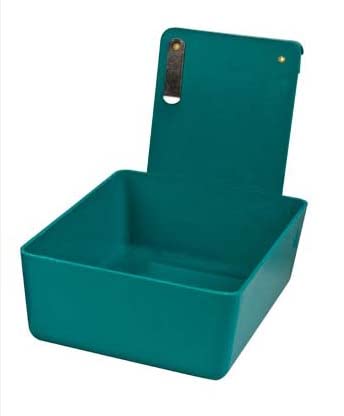 8/Pk Medium Medical Pro Lab Pan Dental Working Lab Pan Plastic with Stainless Steel Clip (Teal) - color: Teal