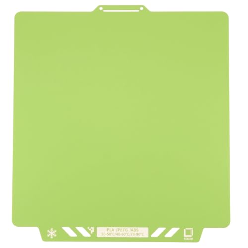 FrostGrain 257x257mm Cold Build Plate for Bambu-Lab A1/P1P/P1S/P2S/X1/X2D - color: Pistachio Frostgrain, size: A1/X2D/P1S/P2S/P1P/X1C/X1E