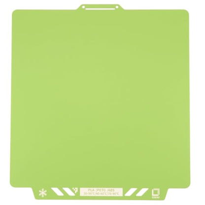 FrostGrain 257x257mm Cold Build Plate for Bambu-Lab A1/P1P/P1S/P2S/X1/X2D - color: Pistachio Frostgrain, size: A1/X2D/P1S/P2S/P1P/X1C/X1E
