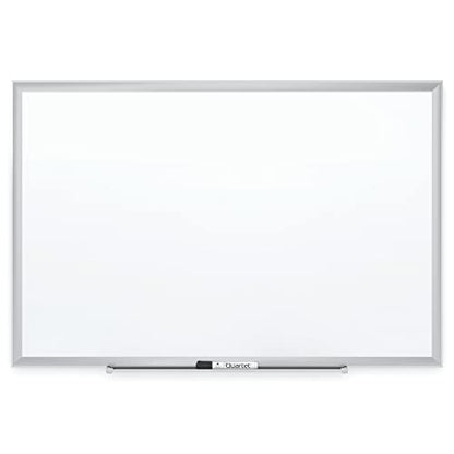 Quartet Magnetic Porcelain Whiteboard, 8' x 4' White Board, Premium, Duramax, Sliver Aluminum Frame (2548) - color: Silver, size: 96"W x 48"H