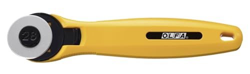 OLFA 28mm Quick-Change Rotary Cutter (RTY-1/C) - Tungsten Steel Blade