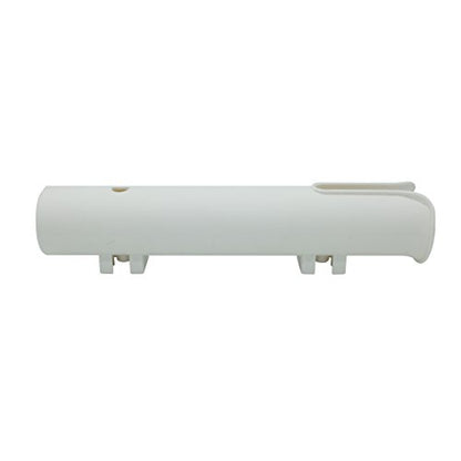 HiUmi Wall Mounted Fishing Rod Holders Tubes Links Fishing Rod Holder Rack Rests (1-Pole-White) - color: 1-pole-white