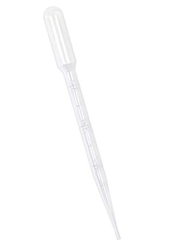 Shapenty 3ML Disposable Plastic Essential Oils Graduated Transfer Pipettes Squeeze Dropper Makeup Tool for Small Amounts Liquid Measuring Mixing Blending and Diy Fragrance Soap Lipbalm Making, 20PCS