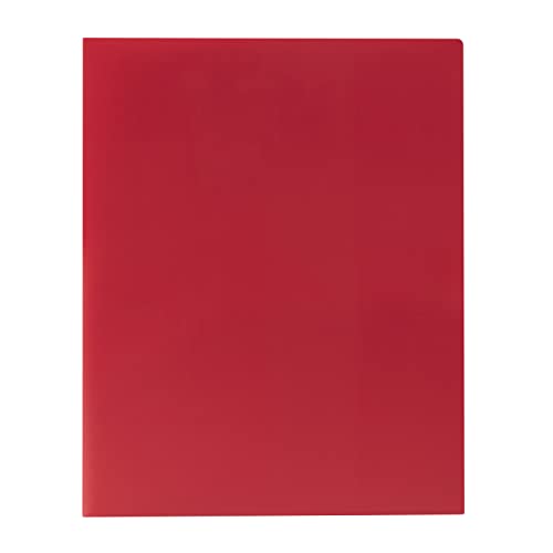 C-Line Heavyweight Poly Portfolio, Red, 25/Box (33954) - color: Red, size: 25-Pack