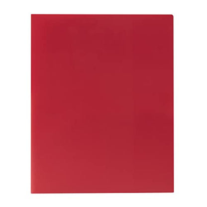 C-Line Heavyweight Poly Portfolio, Red, 25/Box (33954) - color: Red, size: 25-Pack