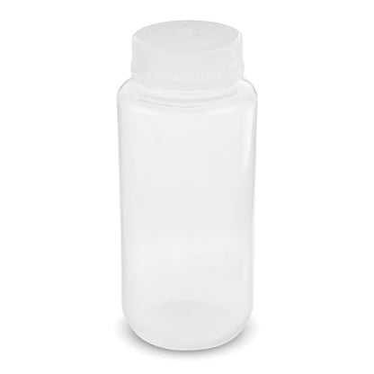 United Scientific™ Sample Bottles with Lids, Polypropylene, 500ml, 12-Pack - size: 16 oz (Pack of 12)