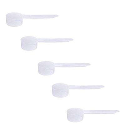 Plastic Measuring Scoop, 1 Tablespoon (14.8 cc | 1/2 Oz. | 14.8 mL) Long Handle Spoons for Powders, Granules, Coffee, Pet Food, Baking Supplies, Protein and Other Dry Goods, BPA Free (Set of 5) - size: 14.8 cc | 1 tablespoon | 1/2 fl oz. | 14.8 mL