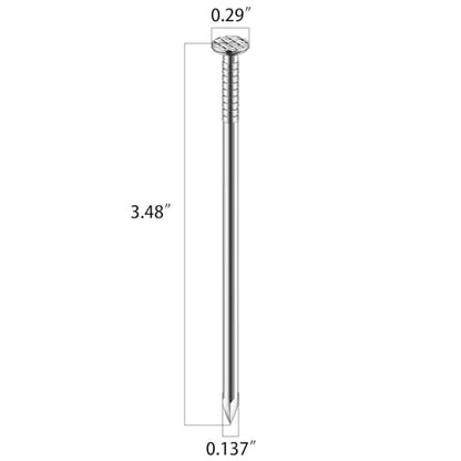 Wensilon (29 pcs)3-1/2 inch Stainless Steel 304 Nails, Hanging Nails, Wall Nails, Dowels, Long Nails - color: Ss, size: 3-1//2