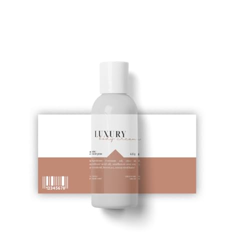 600 Printable Small Bottle Labels for 2 oz. and 4 oz. Bottles, 4 x 1.5 inches - size: 600 Labels, style: White Vinyl Waterproof (Inkjet only)