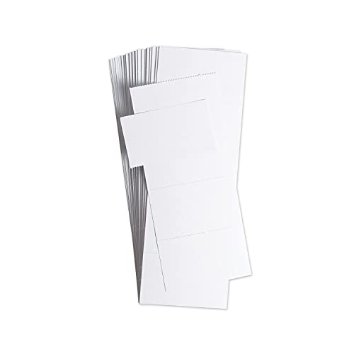 U Brands Magnetic Card Holder Paper Insert Refill, Data Cards, 3" X 1.75", White, 10 Pack - color: White, size: 3'' x 1.75''