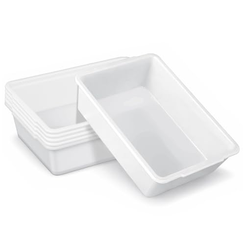 Remerry Plastic Containment Tray for Lab, 6 Pack, 20 L X 14 W X 5 H - size: 20 L X 14 W X 5 H Pack of 6