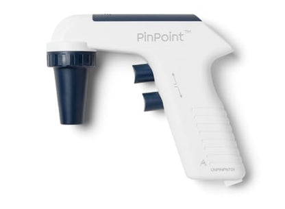 United Scientific™ Pinpoint™ Pipette Controller, Pipette Filler, Includes Desk Stand, Wall Mount, Extra Filter, and AC Adapter with USB Connection, 1 Each