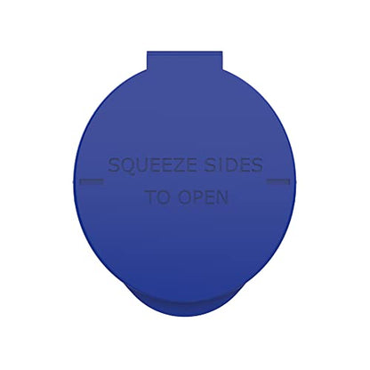 92mm CR Plastic Packaging Pop Top Tubes - Child Resistant Travel Holder Vial Containers - 700 qty (Blue) - color: Blue