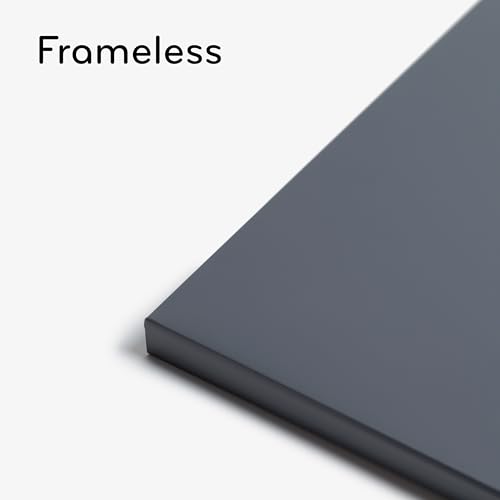 U Brands Magnetic Chalkboard, 14" x 14", Frameless, Premium Matte Surface, Includes Marker and Magnet - size: 14"W x 14"H