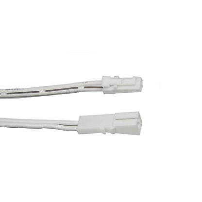 VST 6.56ft Flexible Extendable Cables with 12V JST Connector Male and Female 12V Puck Lights, Led Strip Light, 12V Driver (Pack of 4) - color: White, size: 12V (Pack of 4)