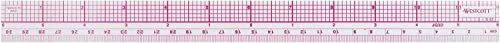 Westcott 10ths/Metric Beveled Ruler, 12-Inch/30cm (B-65), Clear - size: 1 Count (Pack of 1)