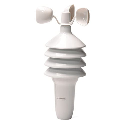 AcuRite 00634A3 Wireless Weather Station with Wind Sensor, Black - color: Black